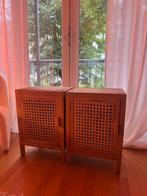 Nachtkastjes webbing, Huis en Inrichting, Ophalen of Verzenden, Hout, Minder dan 45 cm, 55 tot 70 cm