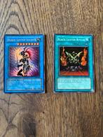 Yu-Gi-Oh Black Luster Soldier + Black Luster Ritual, Ophalen of Verzenden, Zo goed als nieuw, Meerdere kaarten