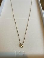 Isabel Bernard 14k gouden ketting, Met kristal, Ophalen of Verzenden, Zo goed als nieuw, Goud