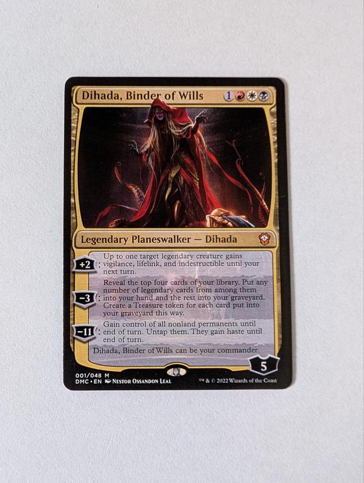 MTG Dihada, Binder of Wills - Commander Masters "Proxy", Hobby en Vrije tijd, Verzamelkaartspellen | Magic the Gathering, Zo goed als nieuw