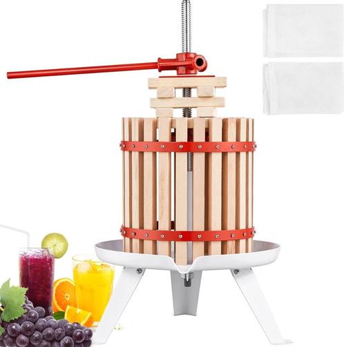 Handmatige Fruitpers - 6L - Sinaasappel- en Druivenpers - Ho, Hobby en Vrije tijd, Overige Hobby en Vrije tijd, Nieuw, Verzenden