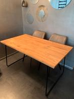 Tafel “Moos” 140x80 cm, Ophalen, Zo goed als nieuw, Vier personen, Rechthoekig