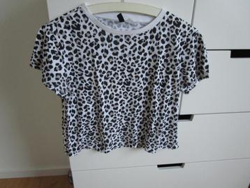 H&M Divided maat S - shirt met animal print beschikbaar voor biedingen