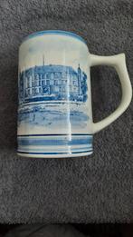 Delft's blauw hand painted bier pul
Hoogte 13 cm, Ophalen of Verzenden