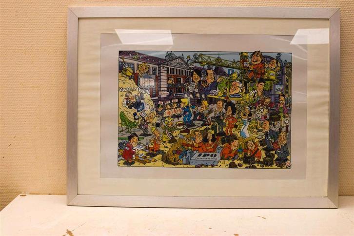 Ingelijste poster/prent 50018, Verzamelen, Posters, Gebruikt, Film en Tv, A1 t/m A3, Ophalen of Verzenden