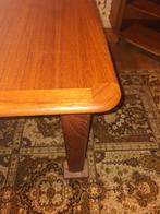 Vintage jaren 60 massieve teak uitschuifbare tafel, Huis en Inrichting, Tafels | Eettafels, Ophalen, Zo goed als nieuw, Rechthoekig