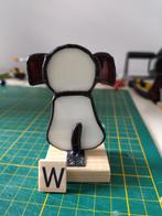 Hondjes van glas in lood / Tiffany - 8x6cm (7 stuks), Antiek en Kunst, Ophalen of Verzenden