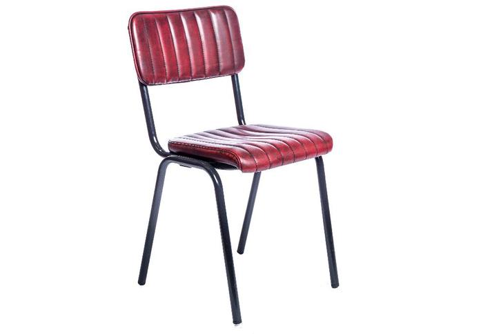 Cafe stoel diverse kleuren, Huis en Inrichting, Stoelen, Nieuw, Eén, Leer, Metaal, Overige kleuren, Ophalen of Verzenden