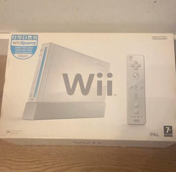 Nintendo WII console spelcomputer in doos beschikbaar voor biedingen
