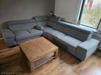 Hoekbank Pronto Wonen - Verstelbaar!, Huis en Inrichting, Banken | Complete zithoeken, Ophalen, Gebruikt, Stof, Modern