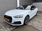 Audi A5 1.4 Tfsi 150pk S Tronic 2017 Wit, 74 €/maand, 4 cilinders, Leder en Stof, Wit