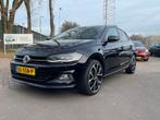 Volkswagen Polo 1.0 TSI 5D 2018 Zwart / PANO / LED / LEDER !, Auto's, Volkswagen, Voorwielaandrijving, 40 €/maand, Origineel Nederlands
