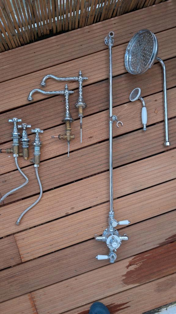 Windsor & Co. Vintage Badkamer Set, Doe-het-zelf en Verbouw, Sanitair, Douche, Ophalen