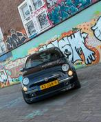 Fiat 500 1.2 AUTOMAAT PANODAK 2009 Zwart Sport met Carplay!!, Auto's, Fiat, 1242 cc, 4 cilinders, Zwart, Origineel Nederlands