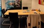 Grote Vergadertafel met stoelen, Ophalen of Verzenden, Zo goed als nieuw