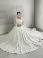 Prachtige Bruidsjurk - Gelinlik, Ophalen, Zo goed als nieuw, Wit, Trouwjurk