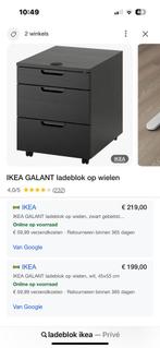Zwart ikea galant ladeblok, Ophalen, Zo goed als nieuw