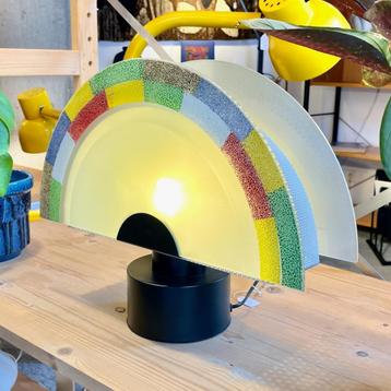 tafellamp Zonca Memphis stijl Murano glas Italië 80s beschikbaar voor biedingen