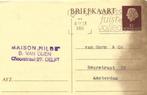 Maison Hilde, B. van Oijen, Delft - 09.1958 - briefkaart - 1, Ophalen of Verzenden, Briefkaart