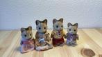 Sylvanian families familie gestreepte kat, Ophalen of Verzenden, Zo goed als nieuw, Poppenhuis