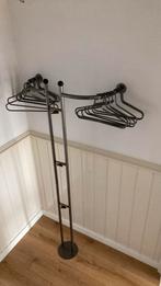 Staande wand kapstok met 16 hangers, Huis en Inrichting, Ophalen, Gebruikt, Metaal, Staande kapstok