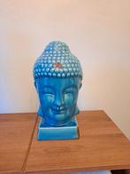 Blauwe Boeddha Hoofd - Decoratief, Ophalen of Verzenden, Gebruikt