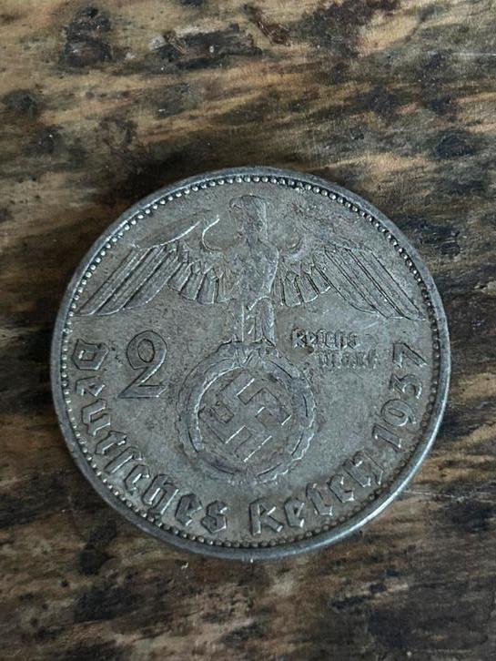 2 reichsmark 1937 Duitsland, Verzenden, Duitsland