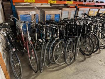 Partij van circa 50 gebruikte fietsen beschikbaar voor biedingen