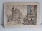 Anton Pieck, 30.000 inwoners Kampen., Antiek en Kunst, Kunst | Tekeningen en Foto's, Ophalen