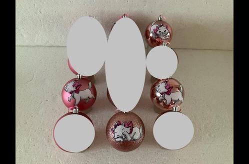 Disney aristocats - kerstballen met Marie, Verzamelen, Disney, Zo goed als nieuw, Beeldje of Figuurtje, Overige figuren, Ophalen