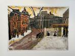Jeroen Hermkens Praag Litho 2/25, Antiek en Kunst, Kunst | Litho's en Zeefdrukken, Ophalen