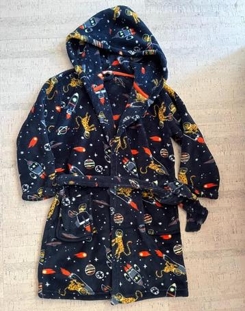 Hema kinder fleece badjas ruimte / space - maat 110/116 beschikbaar voor biedingen