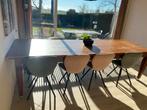 Houten Eettafel voor 6-8 personen, Huis en Inrichting, Tafels | Eettafels, Ophalen, Gebruikt, 100 tot 150 cm, Eikenhout