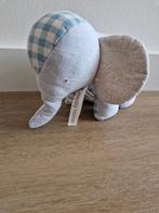 Knuffel olifant Happy Horse Energy ruit grijs blauw K7705, Ophalen of Verzenden, Zo goed als nieuw, Overige typen