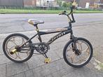Fiets bmx zwart/goud, Fietsen en Brommers, Ophalen, Gebruikt, Staal, Minder dan 16 inch