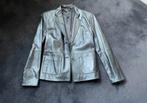 Zwart leer colbert blazer jasje maat 36 nieuwstaat, Zwart, Ophalen of Verzenden, Zo goed als nieuw, Jasje