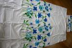 NIEUW! Eénpersoons dekbedovertrek   *wit, blauwe bloemen*, Eenpersoons, Wit, Dekbedovertrek, Nieuw