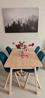 Eettafel en 4 eetstoelen., Ophalen of Verzenden, Zo goed als nieuw