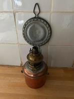 Koperen olie hang lampje, Antiek en Kunst, Ophalen of Verzenden
