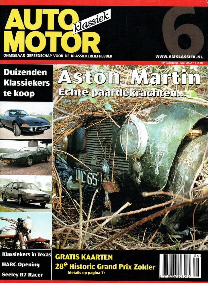 Auto Motor Klassiek 2002 nr. 6 (o.a. Citroën BX Sport), Boeken, Auto's | Folders en Tijdschriften, Gelezen, Algemeen, Verzenden