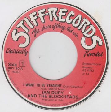Ian Dury And The Blockheads – I Want To Be Straight beschikbaar voor biedingen