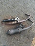 Piaggio uitlaat 2x, Ophalen of Verzenden, Gebruikt, Uitlaat