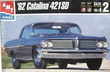 Bouwdoos 1962 Pontiac Catalina 421 SD AMT, Overige merken, Auto, Groter dan 1:32, Nieuw