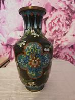 Cloisonne vaas 24cm hoog, Ophalen of Verzenden