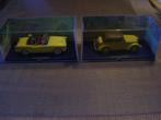 2x kuifje auto,tjes op schaal, Hobby en Vrije tijd, Modelauto's | 1:43, Ophalen of Verzenden, Nieuw, Auto, Overige merken
