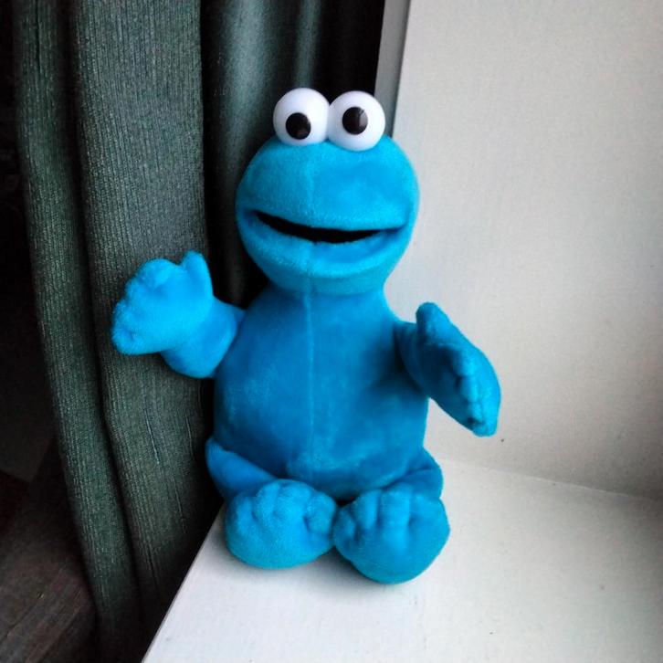 koekiemonster Sesamstraat knuffel, Kinderen en Baby's, Speelgoed | Knuffels en Pluche, Gebruikt, Overige typen, Ophalen of Verzenden