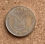 Nederland 2½ gulden 1980 "Inhuldiging van de nieuwe koningin, Postzegels en Munten, Ophalen of Verzenden, Koningin Beatrix, 2½ gulden