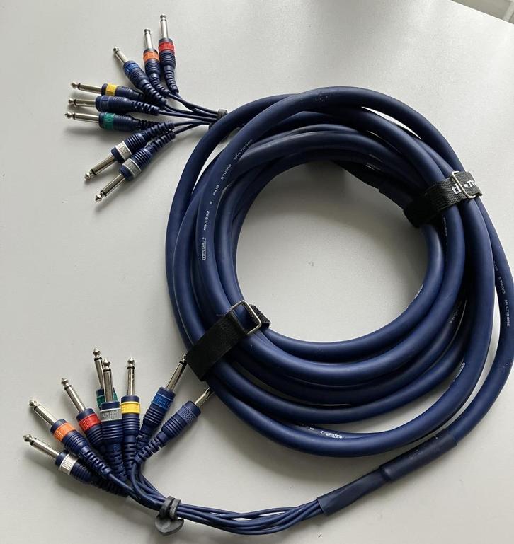DAP MK-822 Snake 6 meter 8 parige Multikabel Mono Jack, Muziek en Instrumenten, Kabels en Stekkers, Zo goed als nieuw, Apparatuur