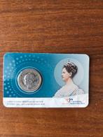 Zilveren ½ Gulden in coincard 1922 Wilhelmina, Ophalen of Verzenden, Koningin Wilhelmina, 1 gulden