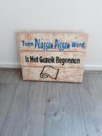 Tekstbord., Huis en Inrichting, Woonaccessoires | Tekstborden en Spreuken, Ophalen, Zo goed als nieuw
